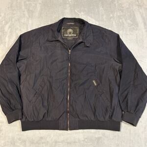 Y2k 2000s Weatherproof Bedford Twill Jacket Mens 2XL Loose Bi Swing Golf Rugby